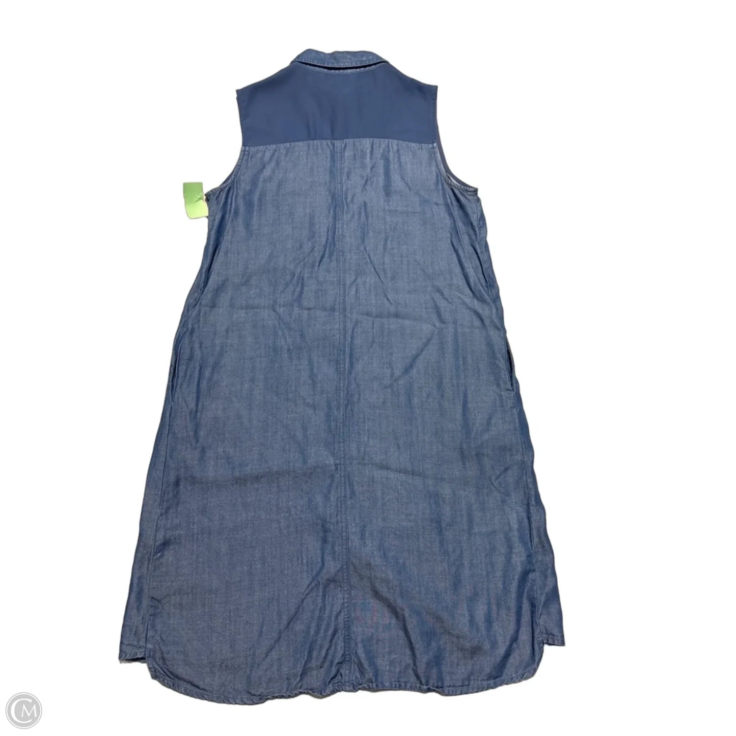 Dress Casual Midi By Simply Vera In Blue Denim, Size: M