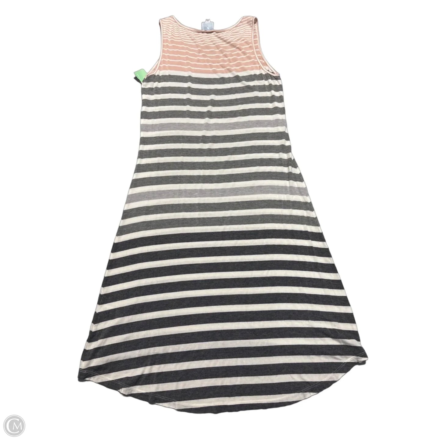 Dress Casual Maxi By Sunday In Striped Pattern, Size: M
