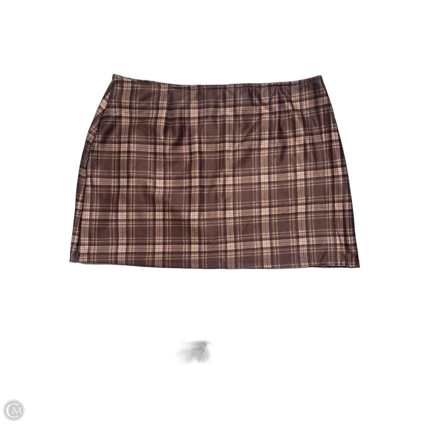 Skirt Mini & Short By Cmc In Brown, Size: Xl