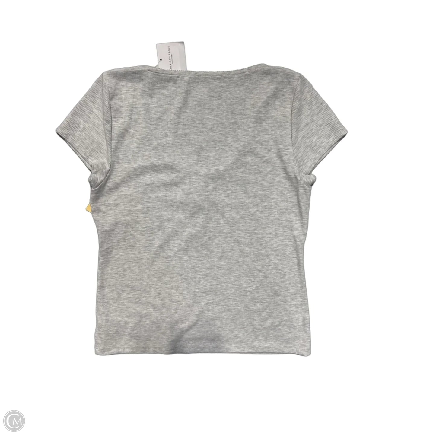 Top Short Sleeve By American Eagle In Grey, Size: Xl