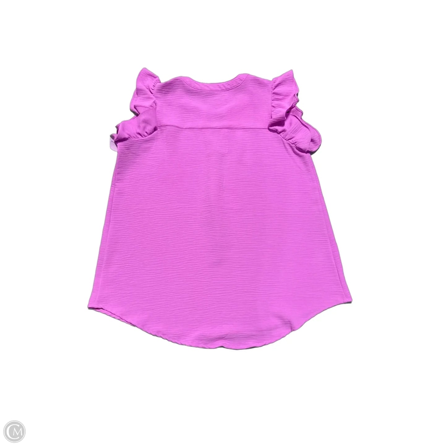 Top Short Sleeve By Zenana In Pink, Size: Xl