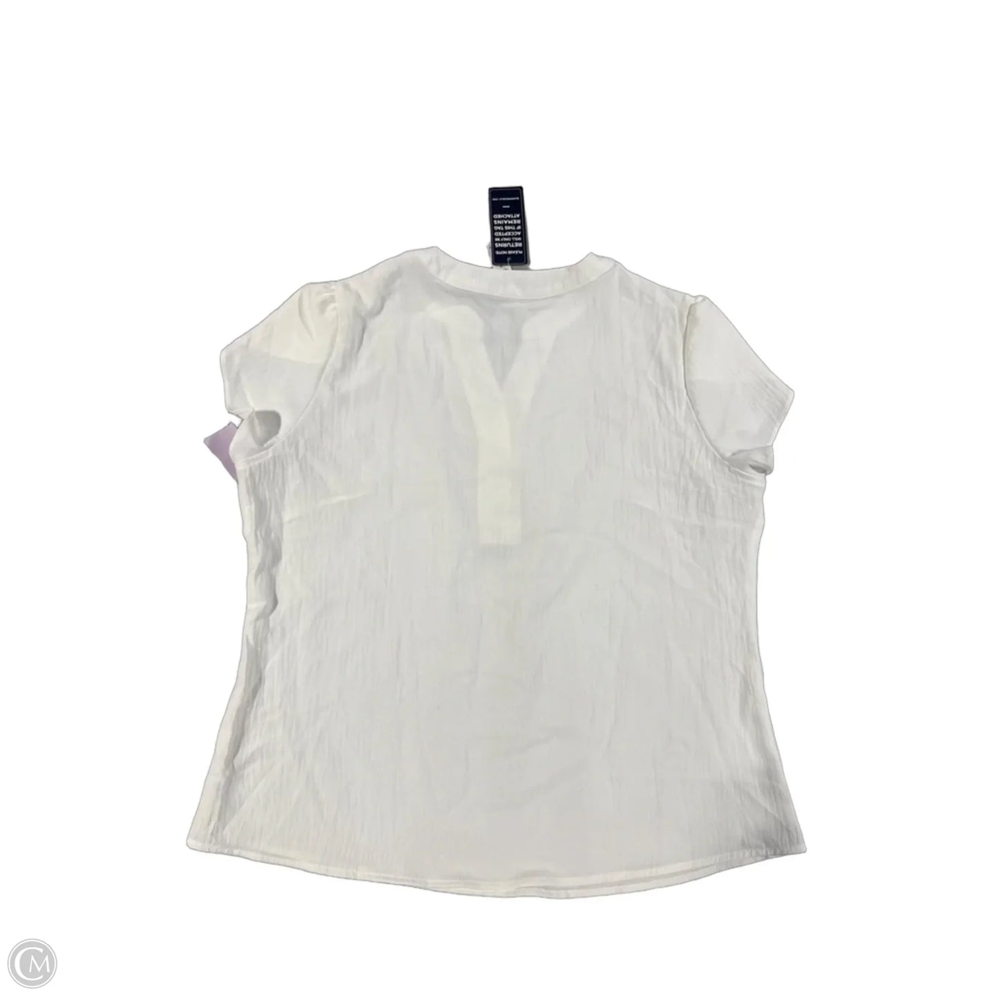 Top Short Sleeve By Blooming Jelly In White, Size: L
