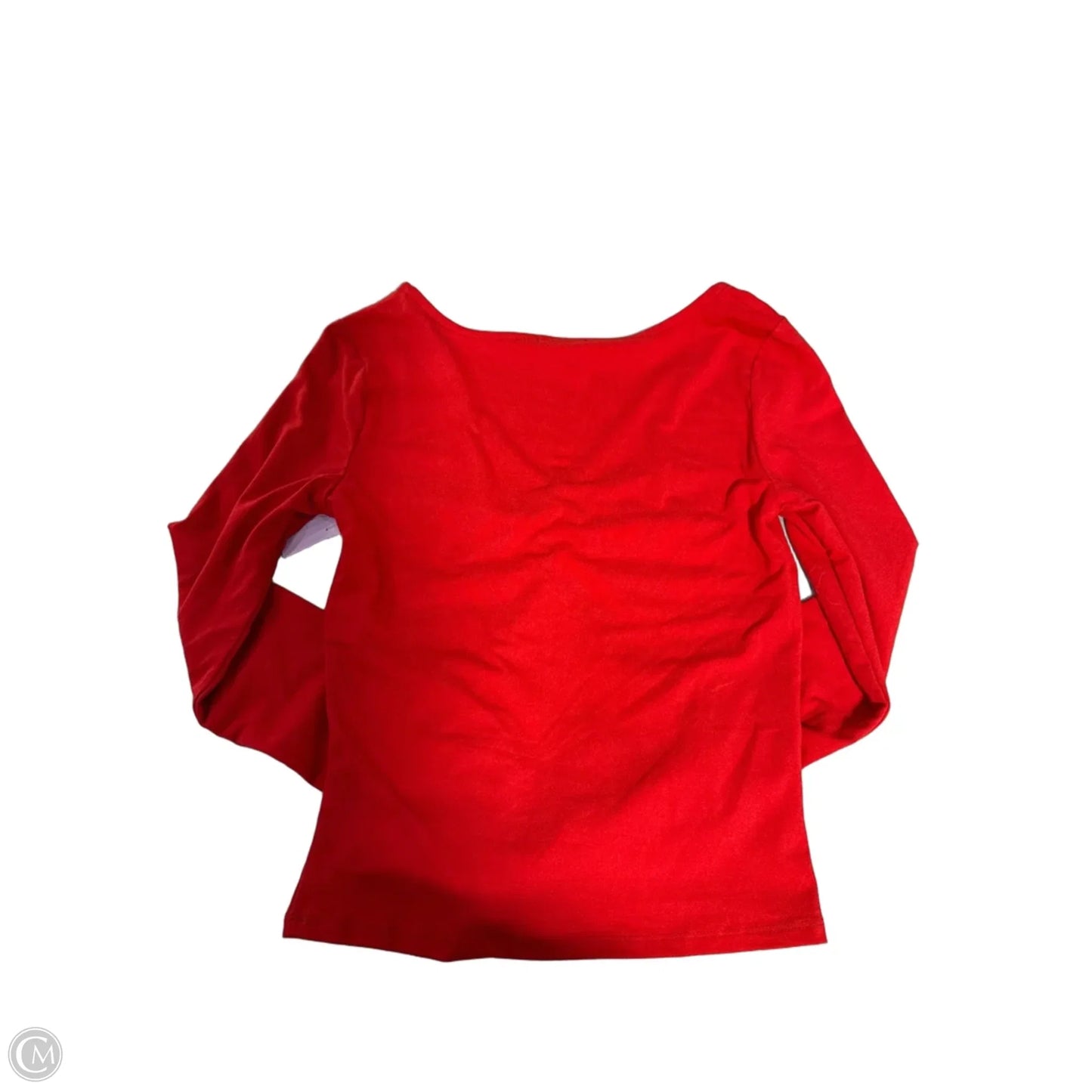 Top Long Sleeve By Sincerely Jules In Red, Size: S