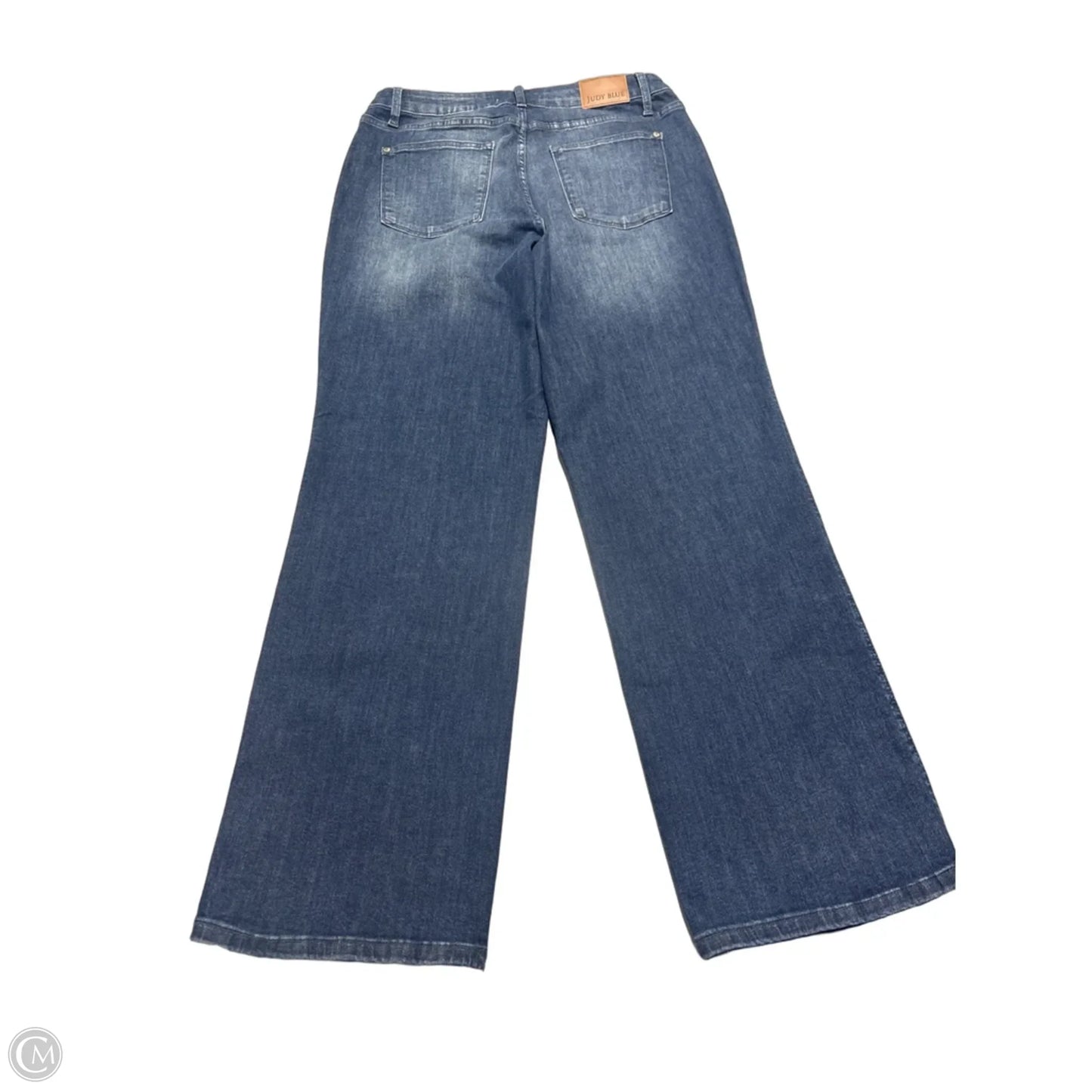Jeans Straight By Judy Blue In Blue Denim, Size: 16