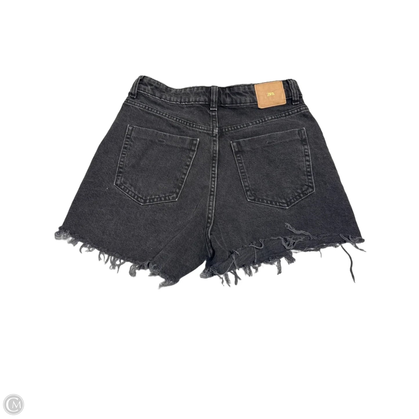 Shorts By Zara In Black Denim, Size: 6