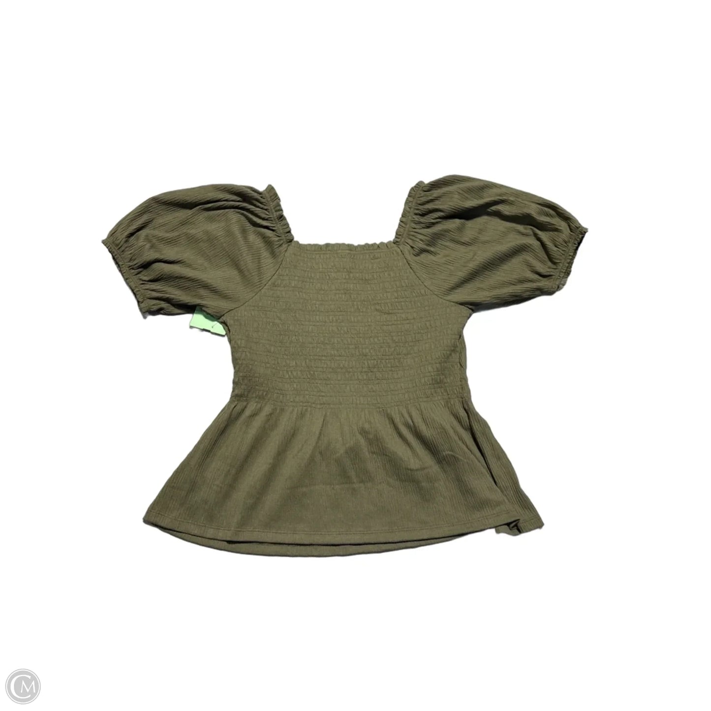 Top Short Sleeve By Old Navy In Green, Size: M