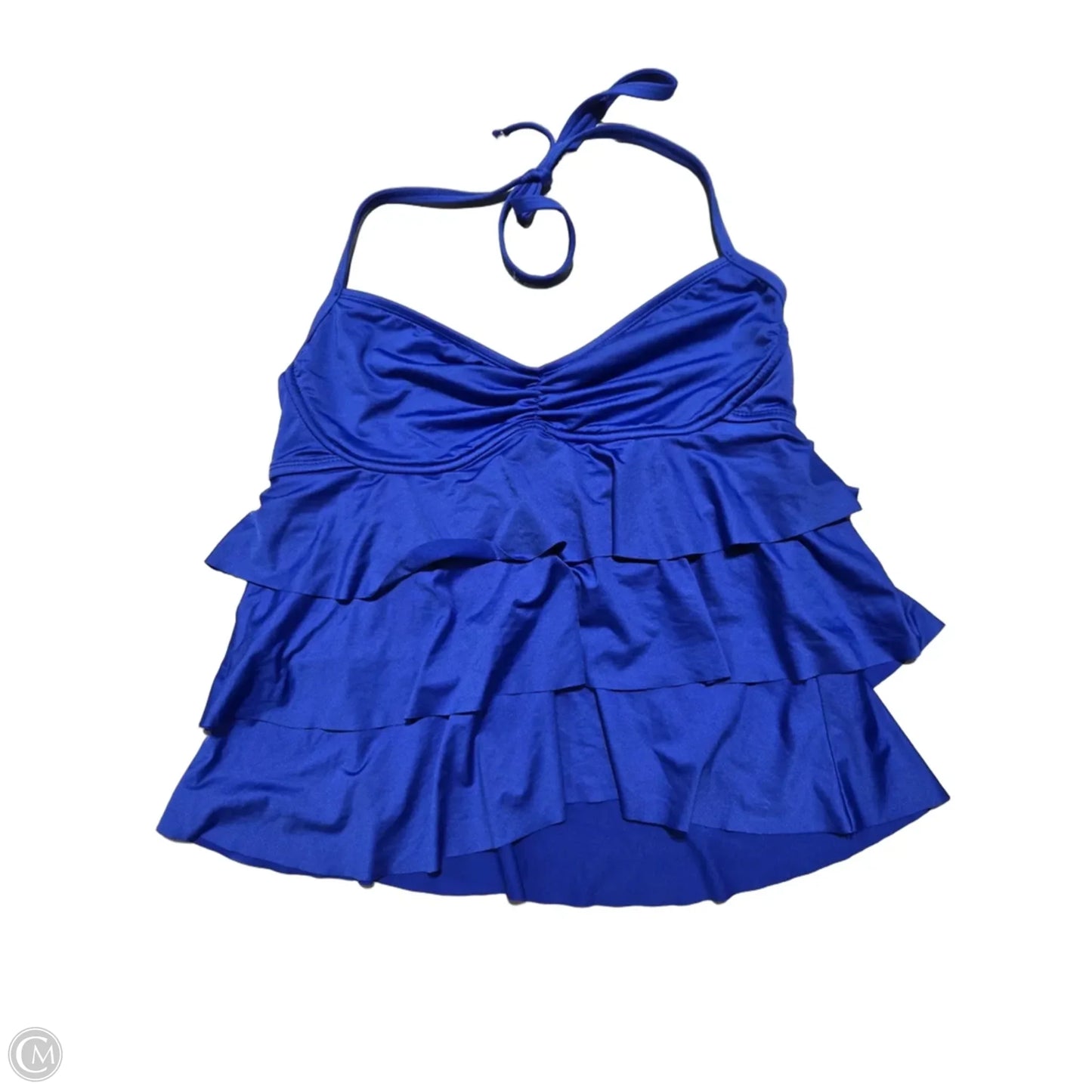 Swimsuit Top By Apt 9 In Blue, Size: L