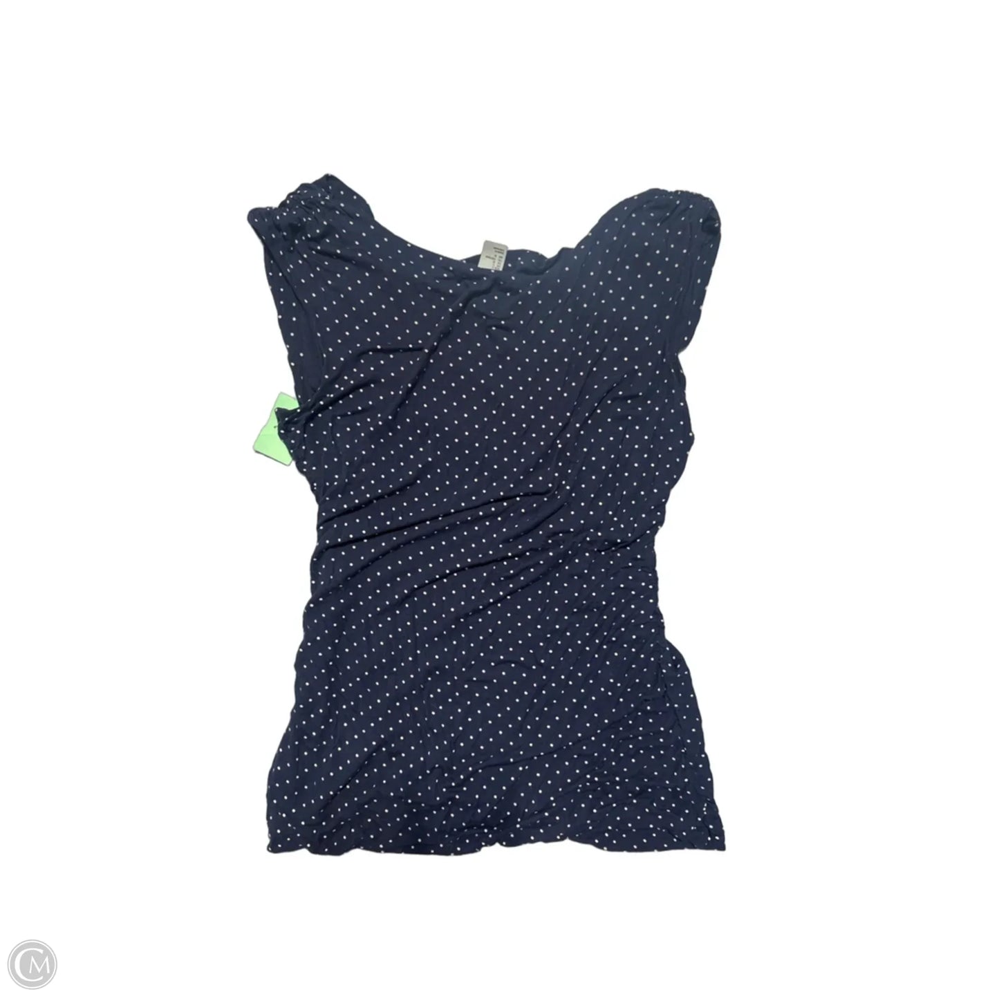 Top Sleeveless By H&m In Navy, Size: L