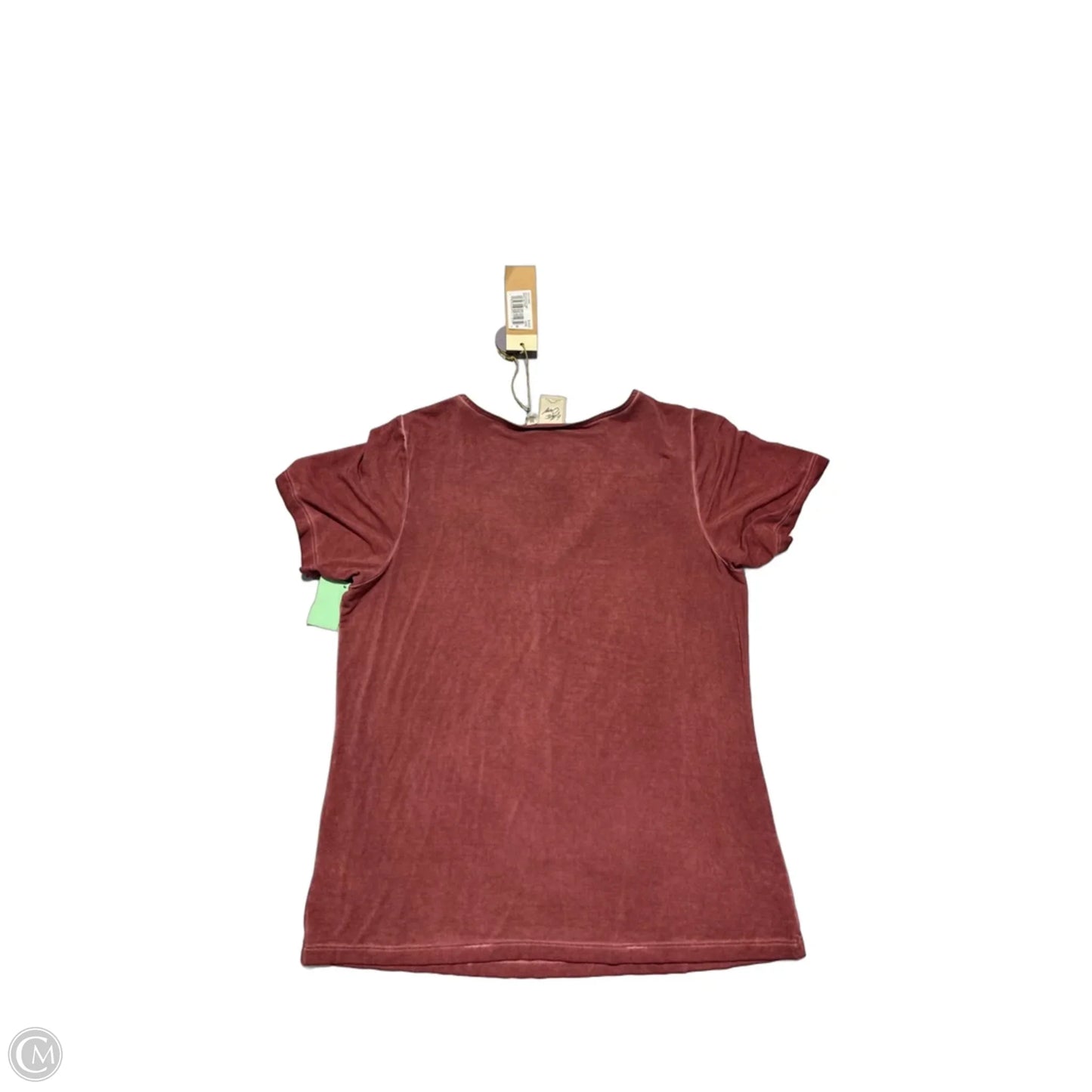 Top Short Sleeve By White Crow In Red, Size: M
