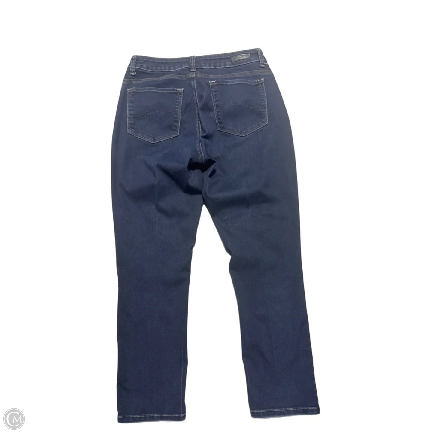 Jeans Straight By Lee In Blue Denim, Size: 14p