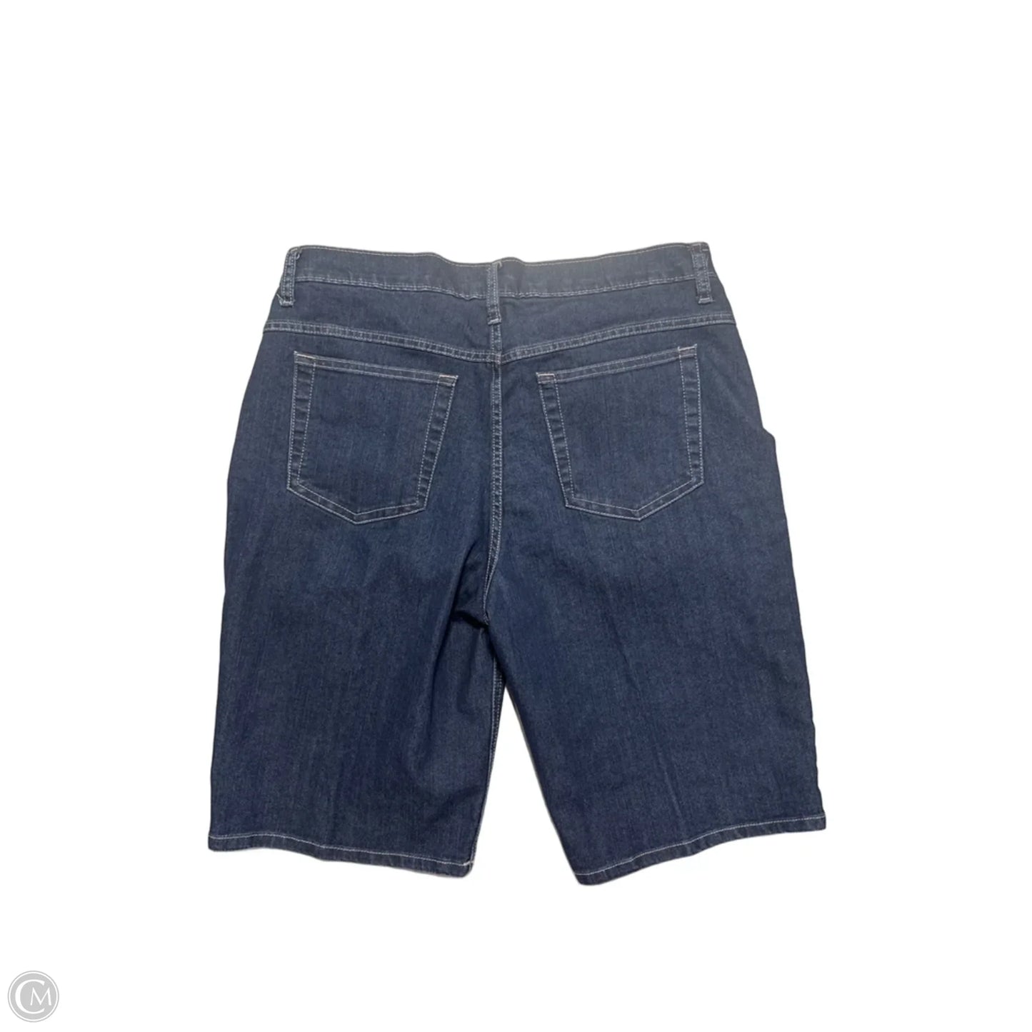 Shorts By Riders In Blue Denim, Size: 14