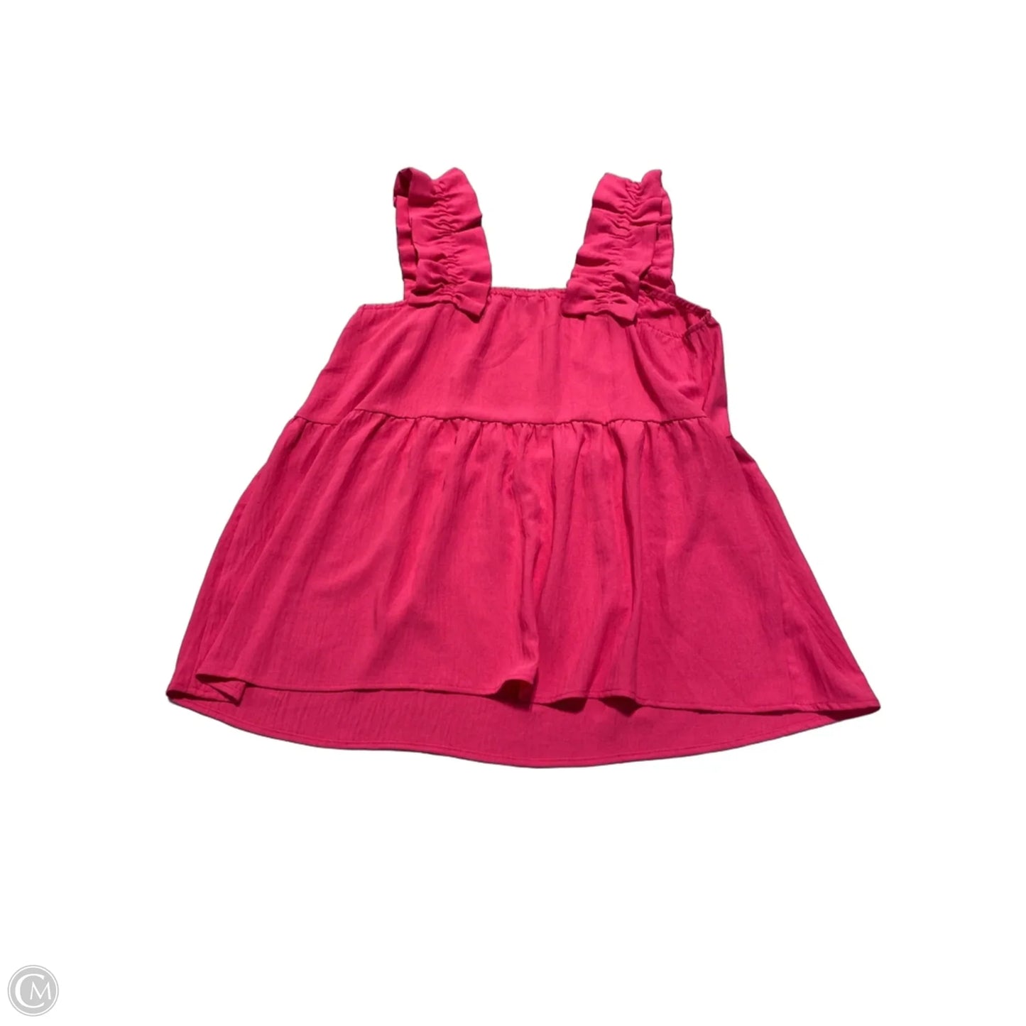 Tank Top By Oddi In Pink, Size: 1x
