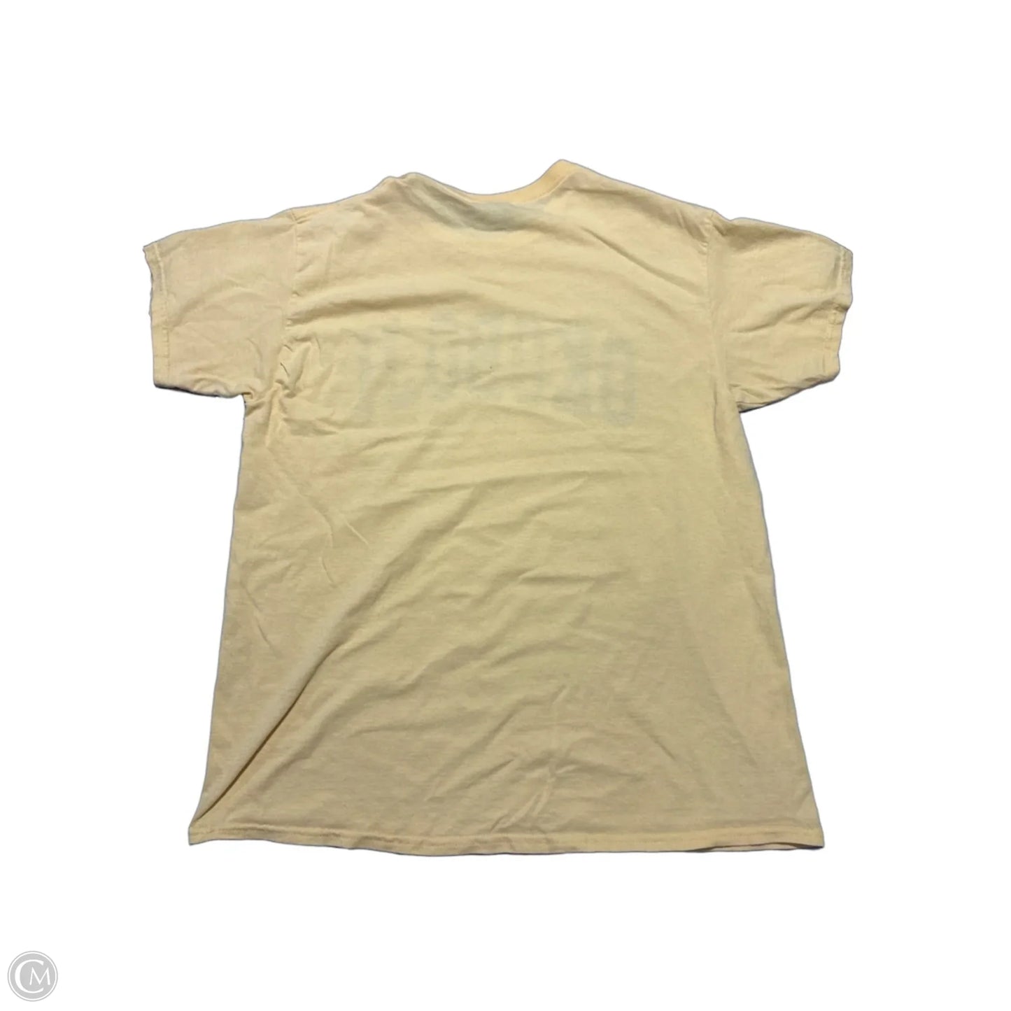Top Short Sleeve Basic By Gildan In Yellow, Size: L