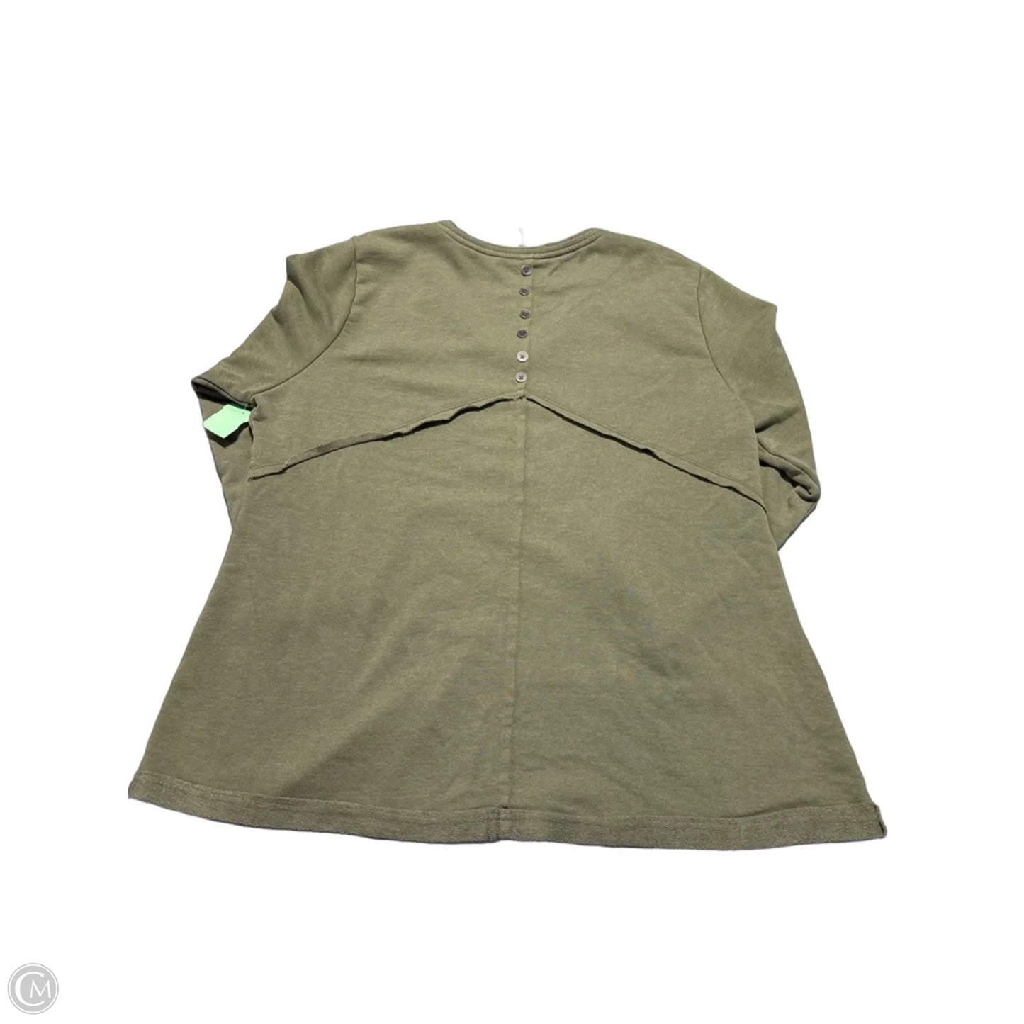 Top Long Sleeve By Lulu B In Green, Size: Xl