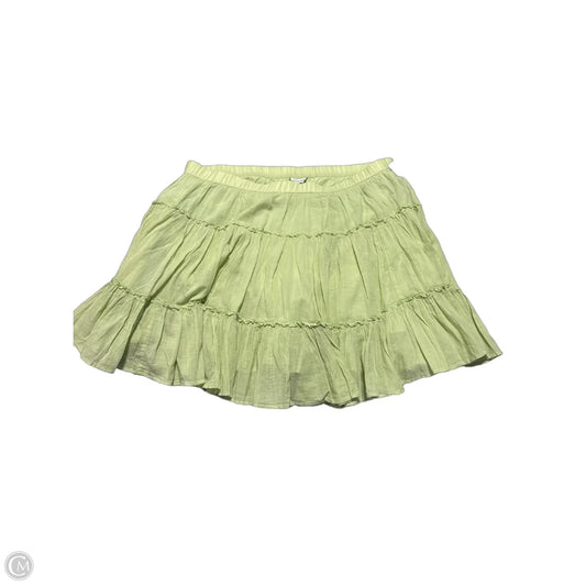 Skirt Mini & Short By American Eagle In Green, Size: Xxl