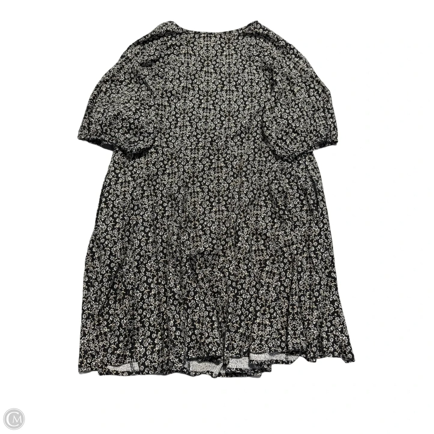 Dress Casual Midi By Universal Thread In Black & White, Size: Xxl