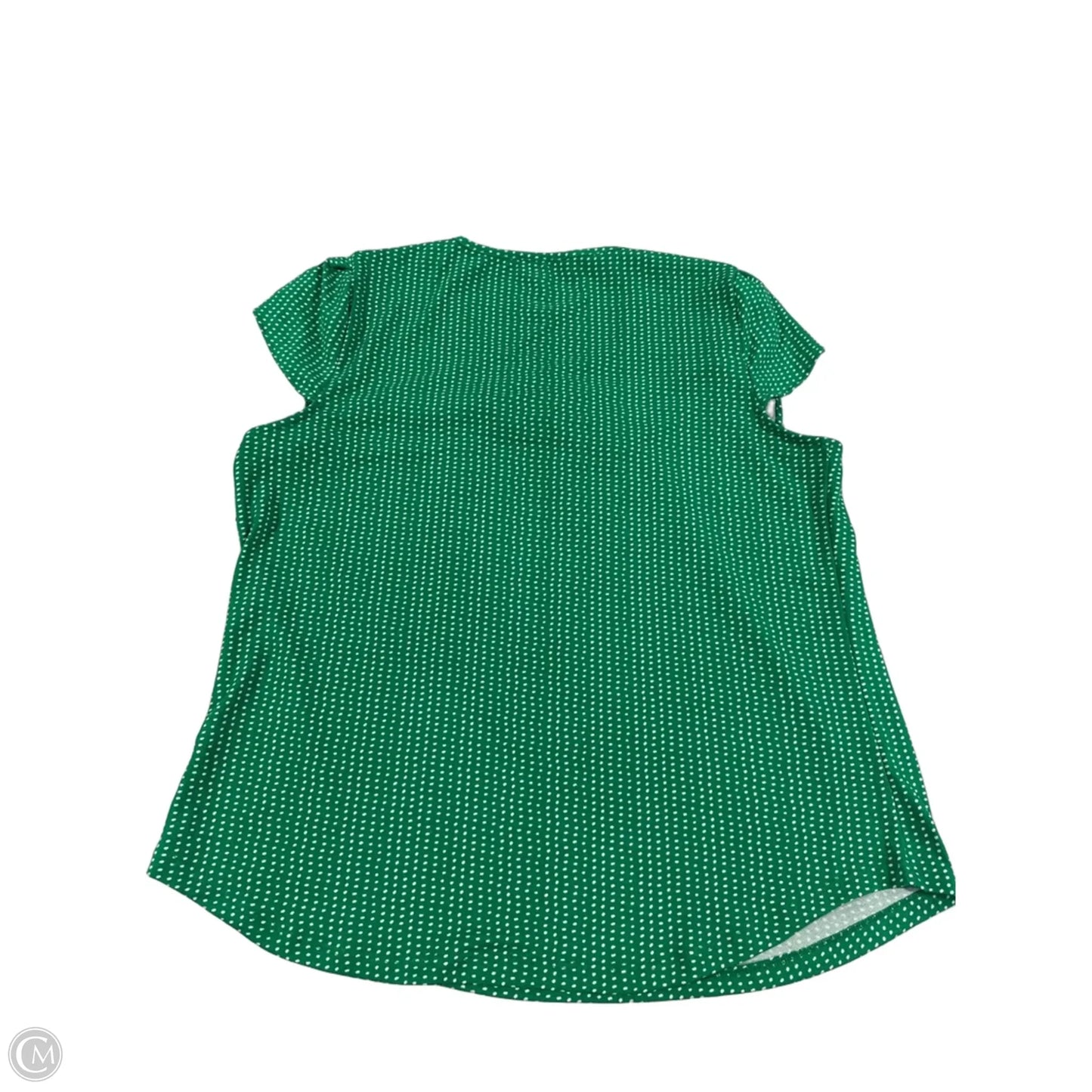 Top Short Sleeve By Adrianna Papell In Green, Size: M