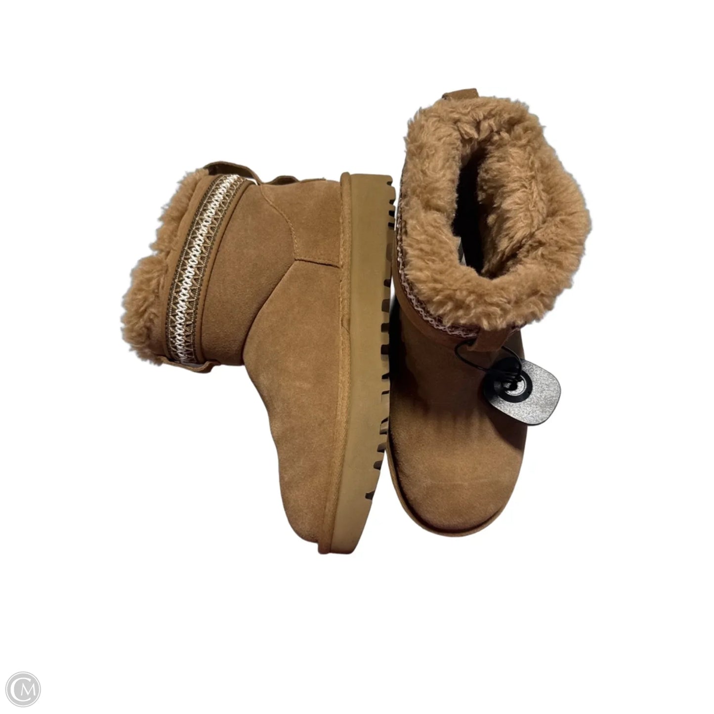 Boots Designer By Ugg In Tan, Size: 8
