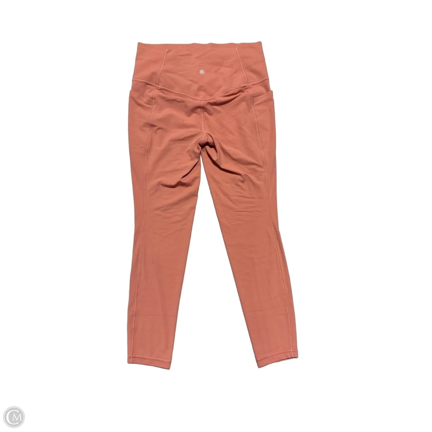 Athletic Leggings By Athleta In Pink, Size: M