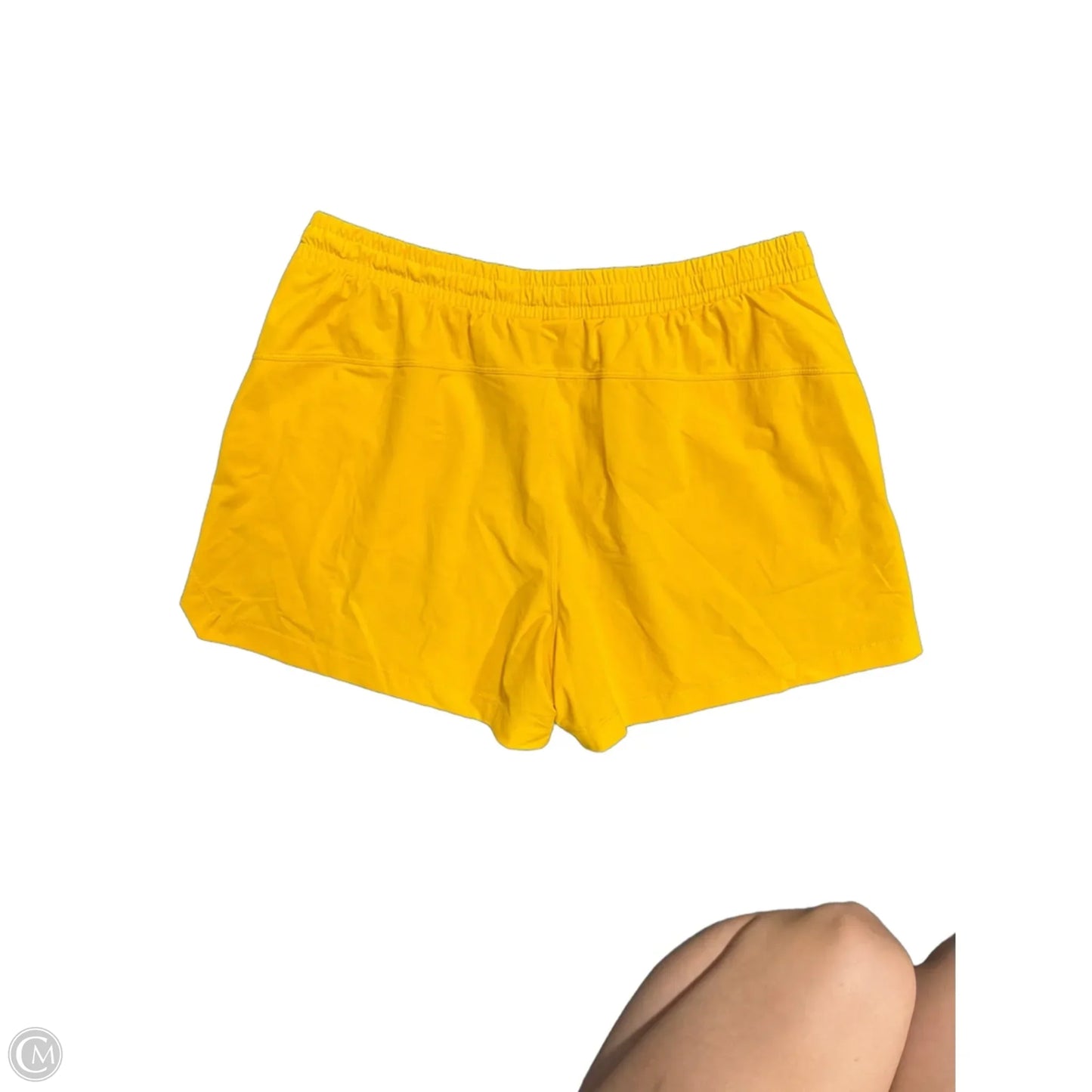 Athletic Shorts By Fabletics In Yellow, Size: Xl
