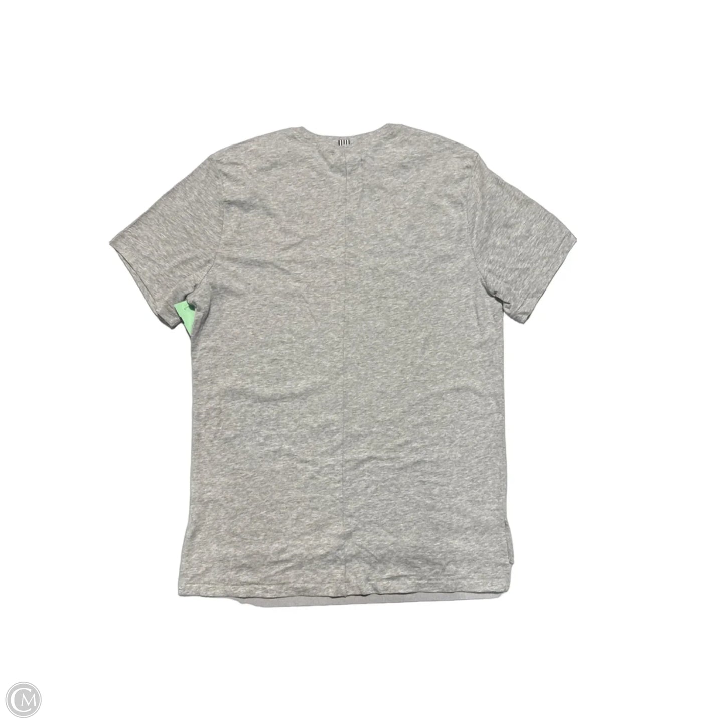 Top Short Sleeve By Cmc In Grey, Size: L
