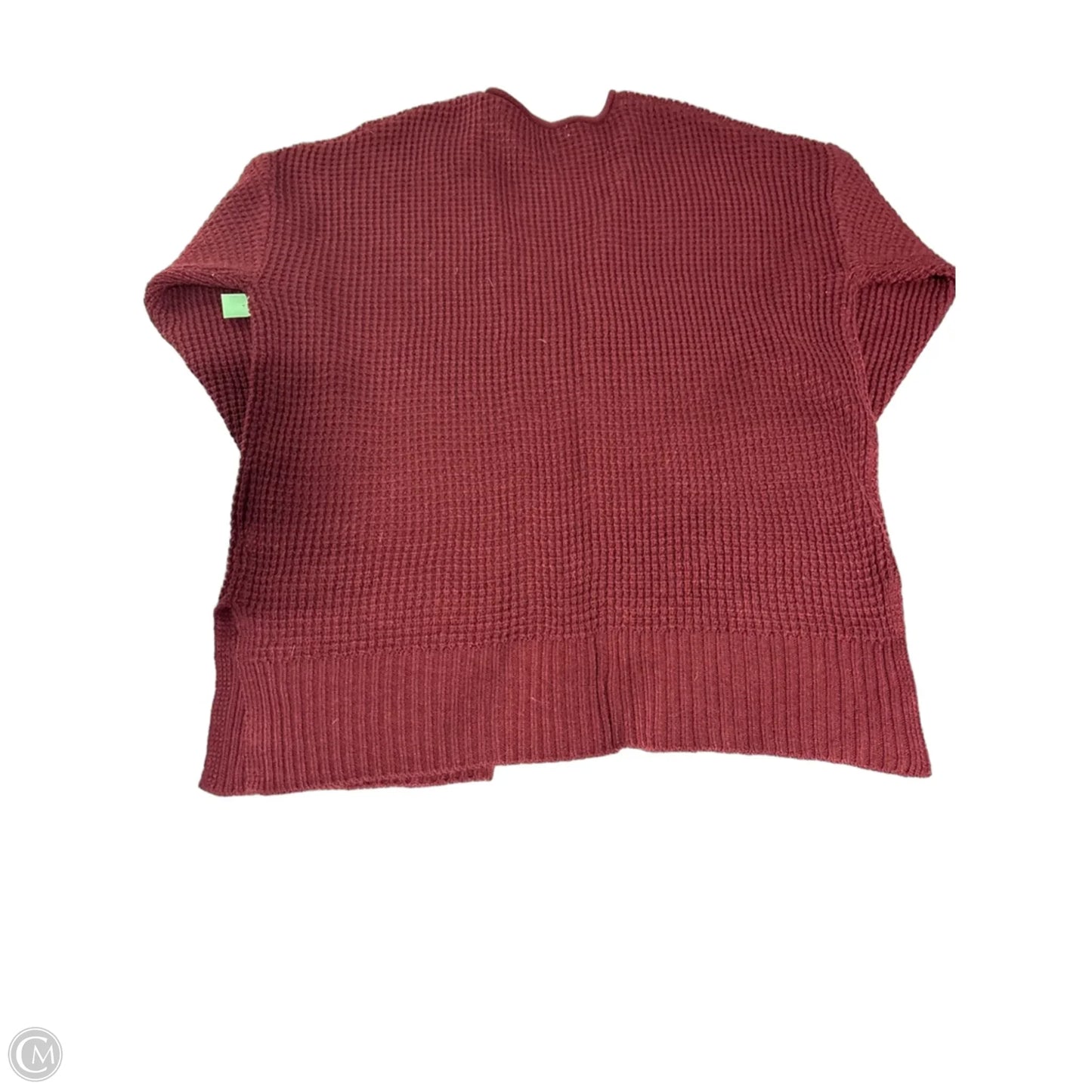 Sweater Cardigan By Zenana In Red, Size: Xl