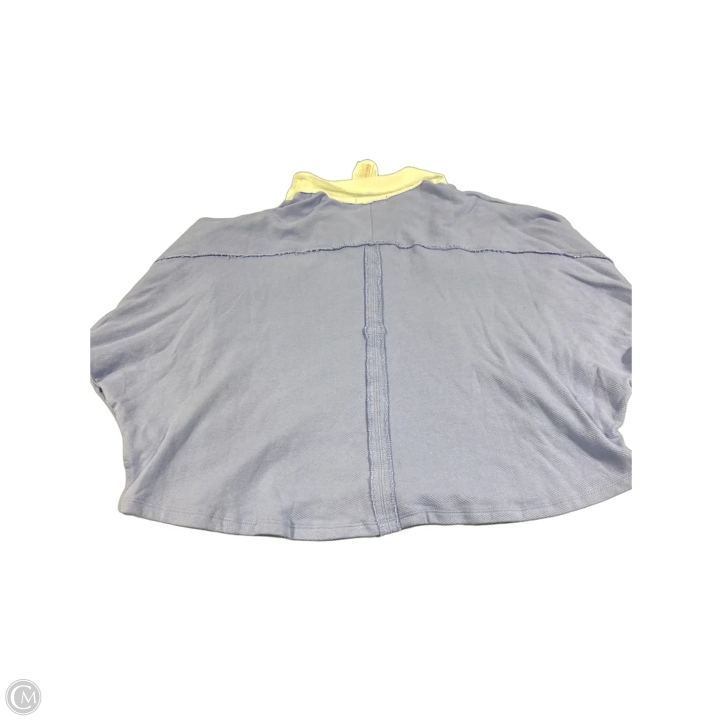 Sweatshirt Collar By Bucketlist In Purple & White, Size: M