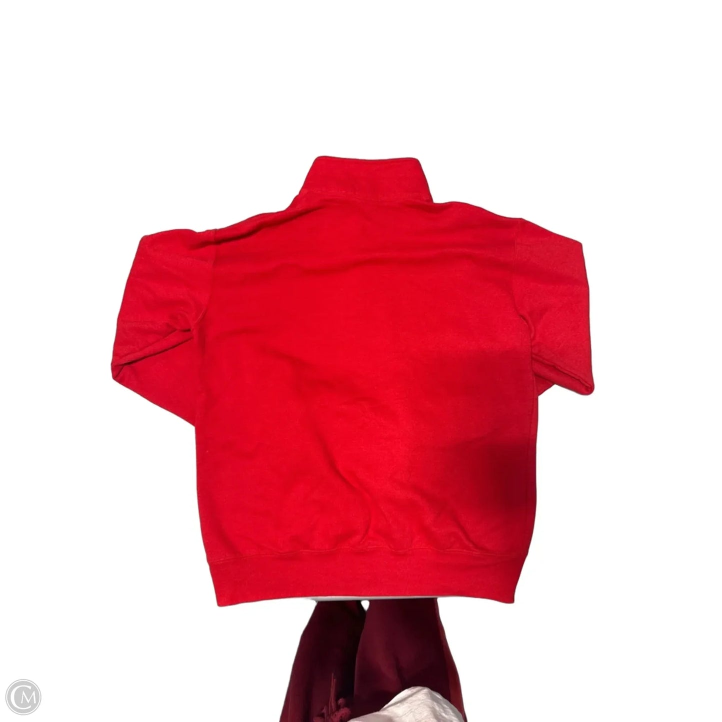 Sweatshirt Collar By Champion In Red, Size: L