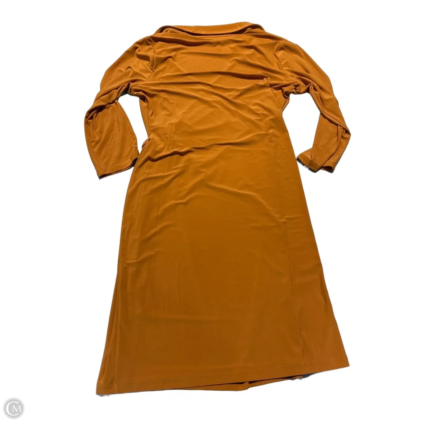 Dress Casual Midi By Anne Klein In Orange, Size: 12
