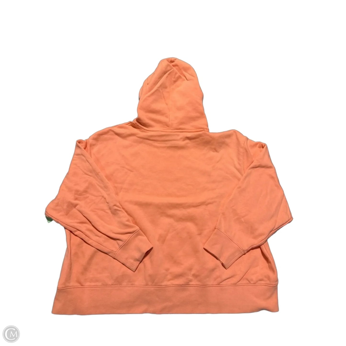 Sweatshirt Hoodie By Nike In Orange, Size: 2x