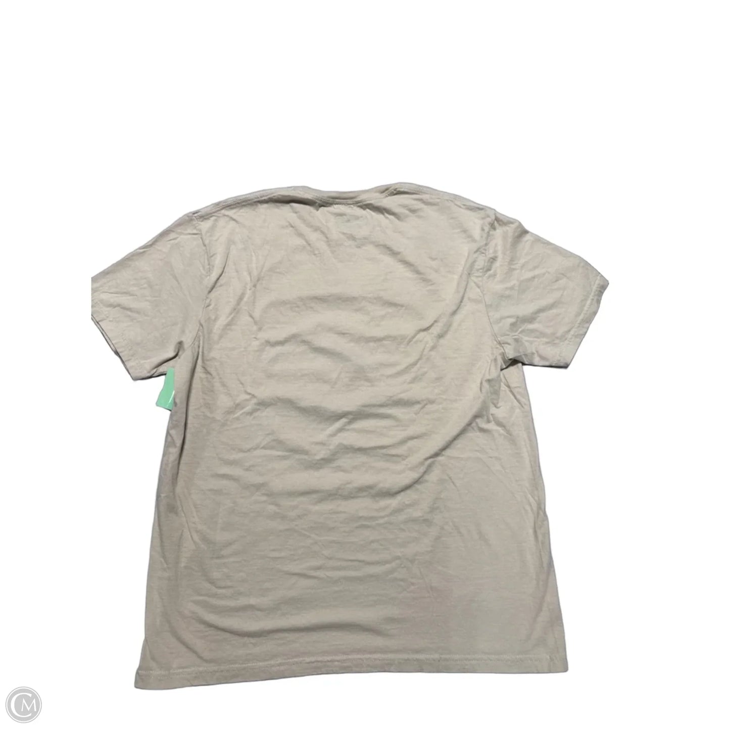 Top Short Sleeve By Disney In Tan, Size: L