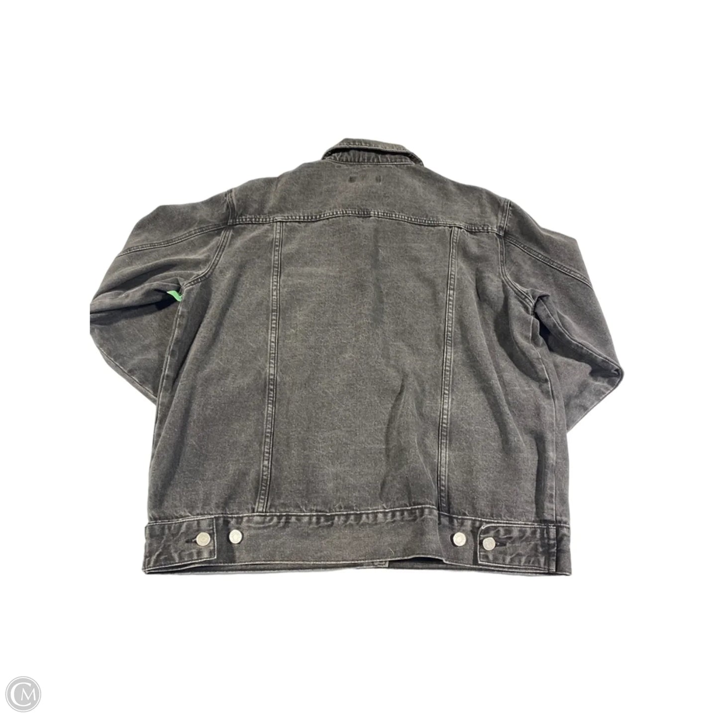Jacket Denim By Cmc In Black, Size: M