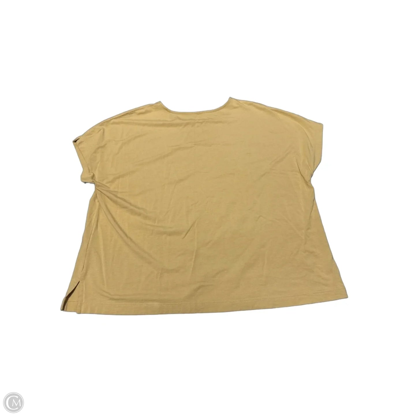 Top Short Sleeve By J. Jill In Yellow, Size: Xl