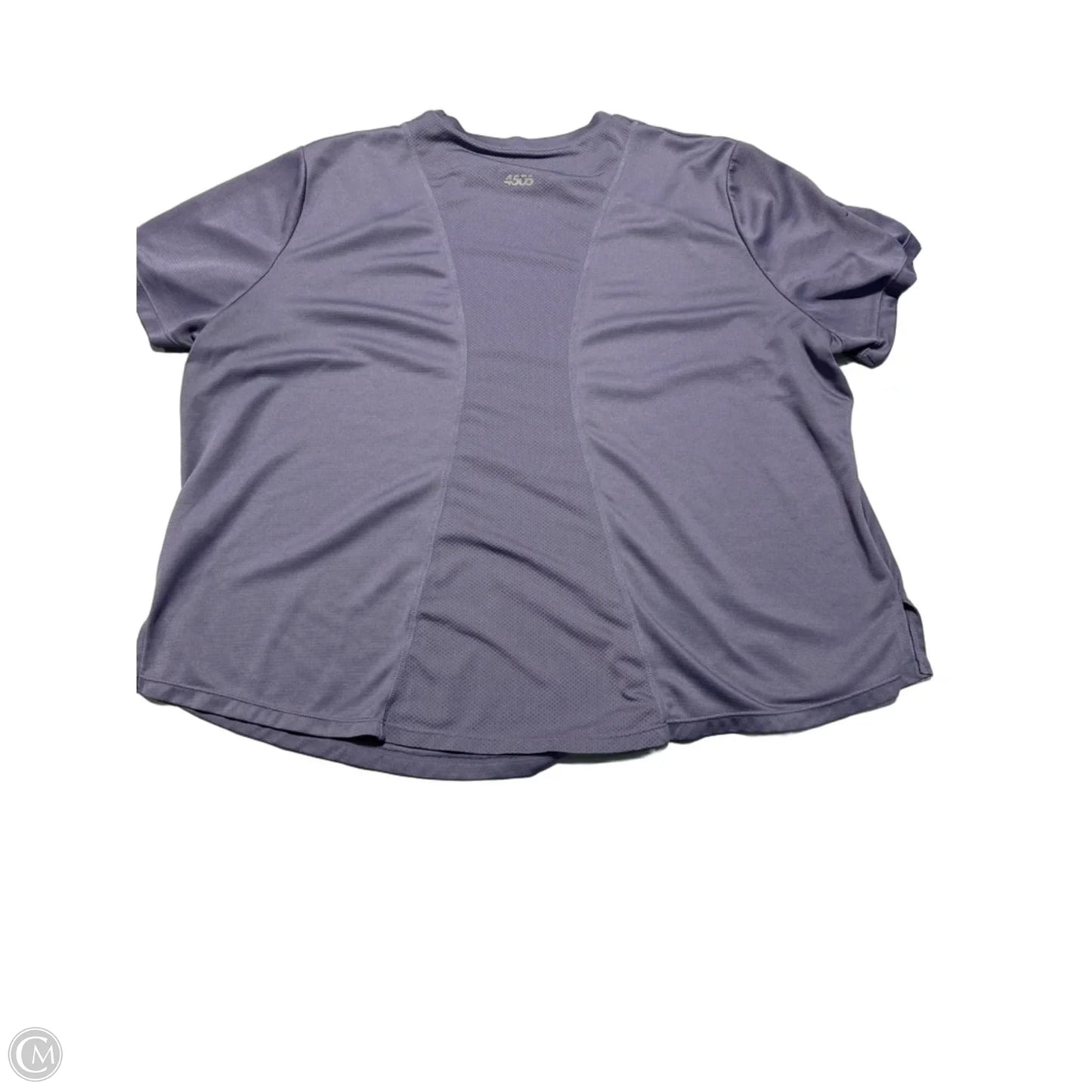 Athletic Top Short Sleeve By Asos In Purple, Size: 1x