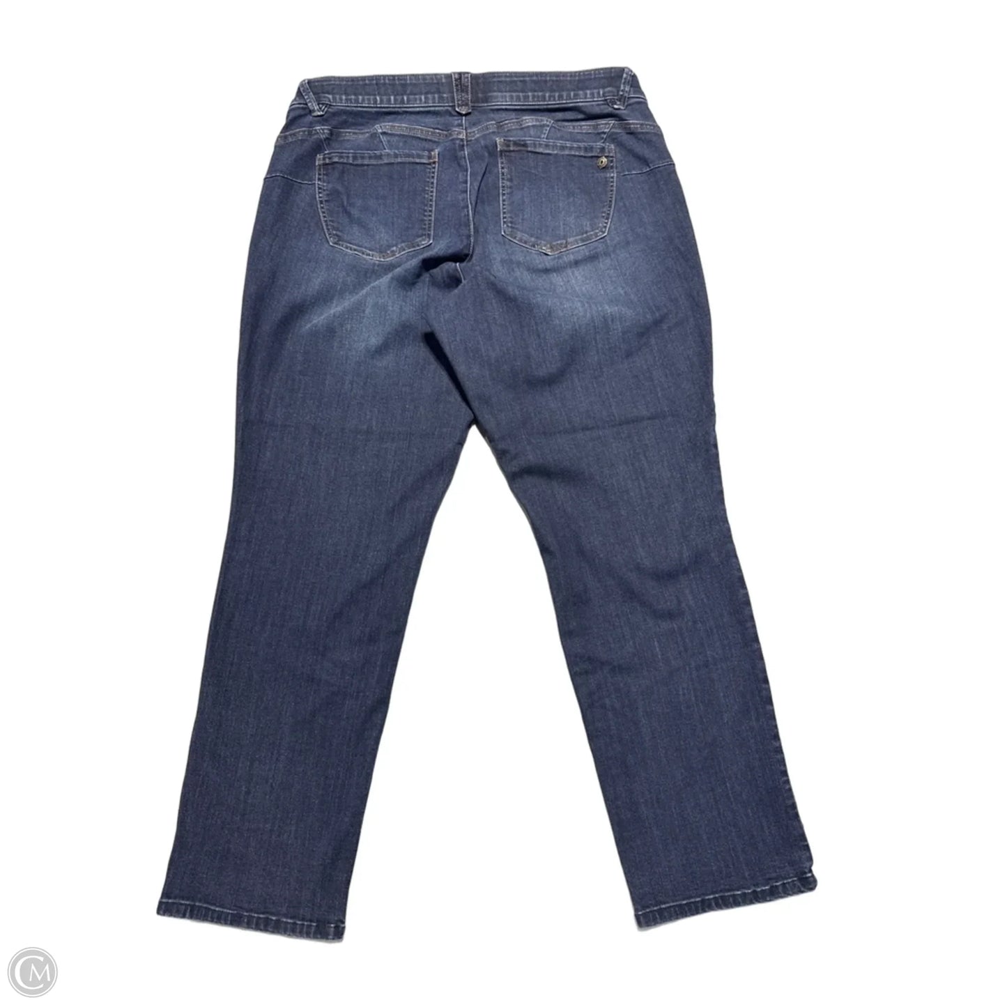 Jeans Skinny By Democracy In Blue Denim, Size: 18
