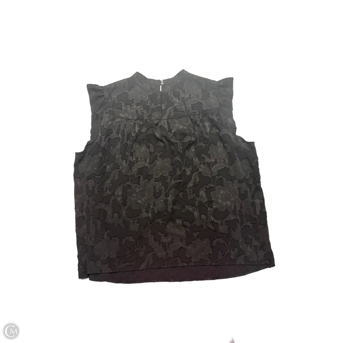 Top Short Sleeve By Loft In Black, Size: 3x