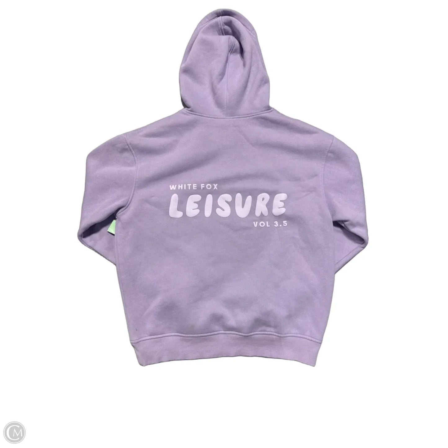 Sweatshirt Hoodie By White Fox In Purple, Size: M