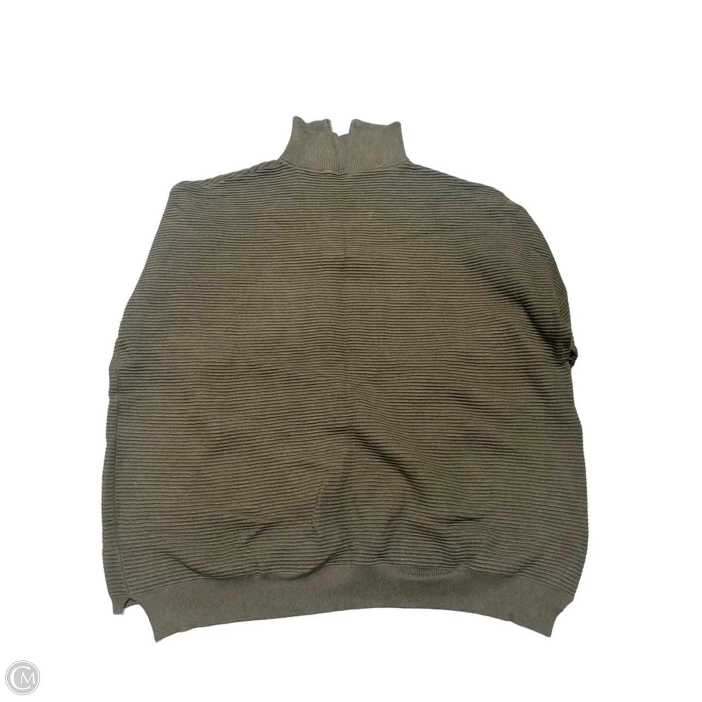 Sweatshirt Collar By Cmc In Green, Size: Xl