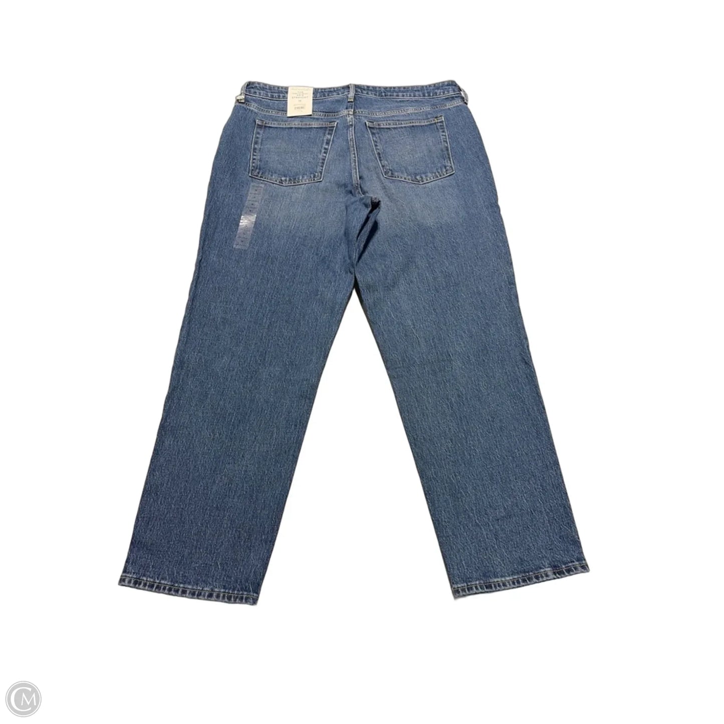 Jeans Straight By Free Assembly In Blue Denim, Size: 16
