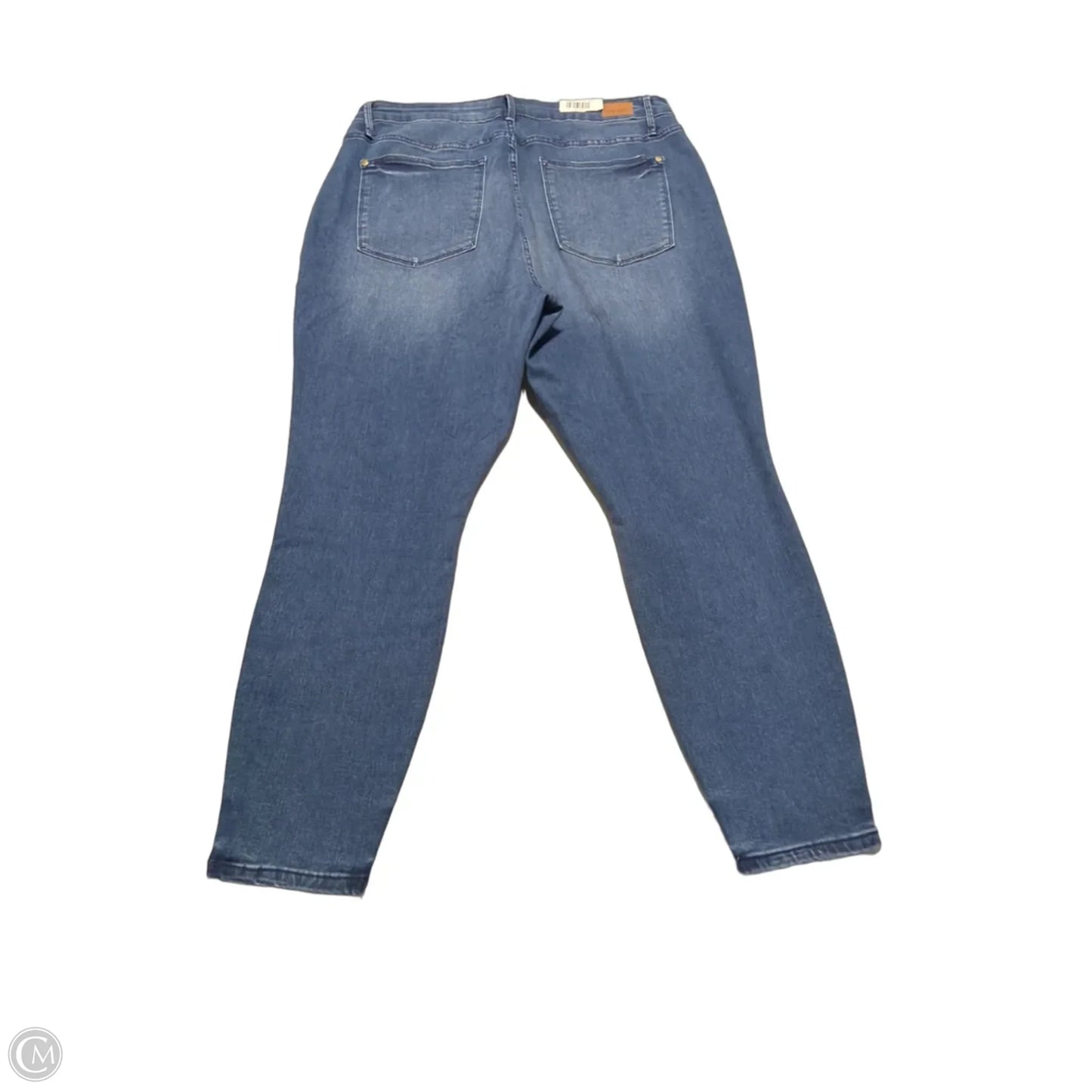 Jeans Skinny By Judy Blue In Blue Denim, Size: 20