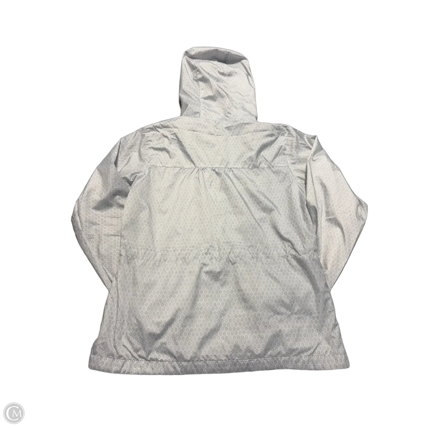 Jacket Windbreaker By Columbia In Grey, Size: M