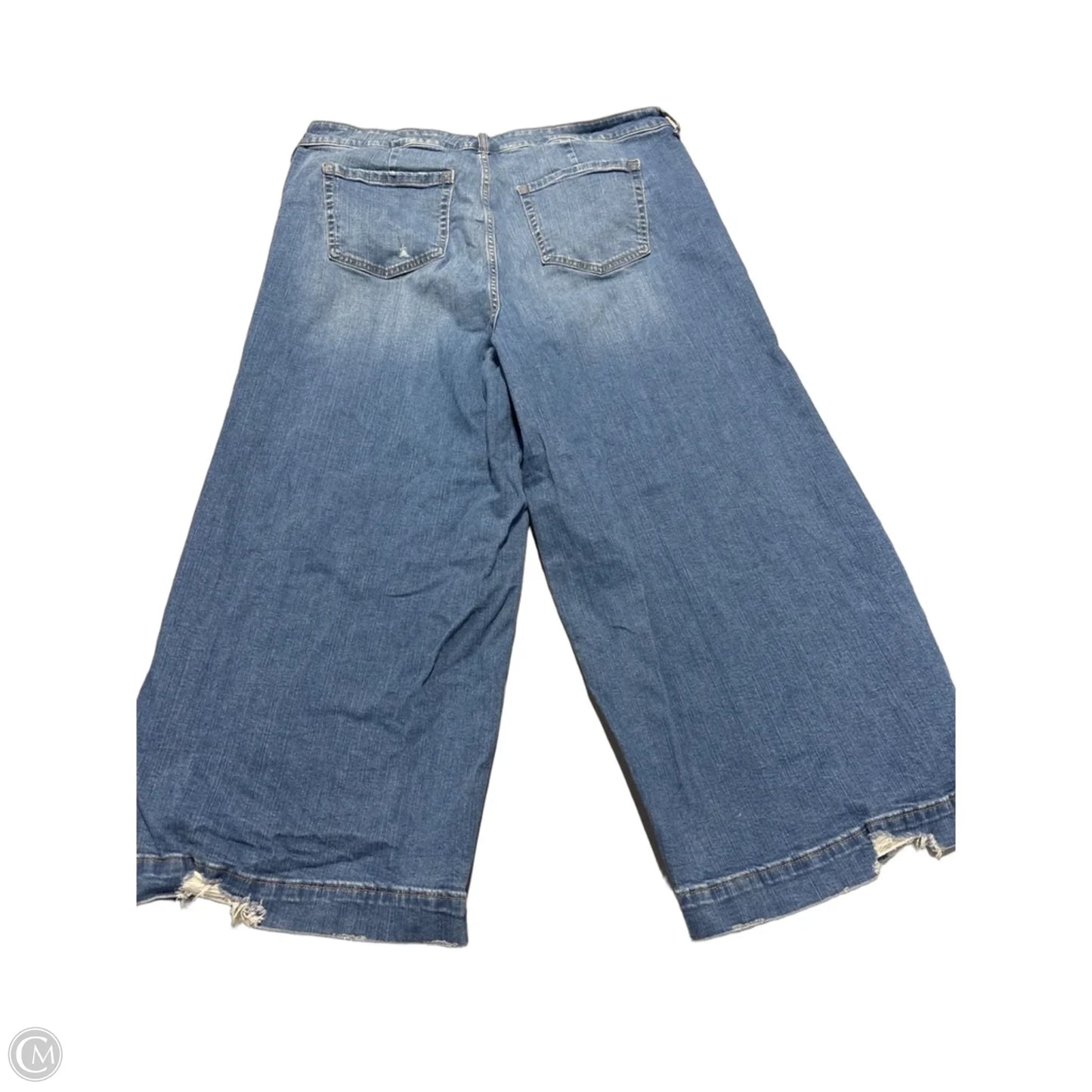 Jeans Wide Leg By Torrid In Blue, Size: 20