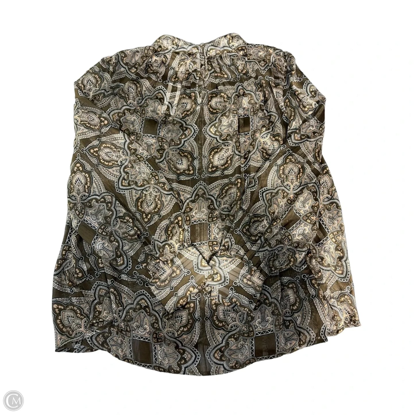 Top Long Sleeve By H&m In Brown, Size: Xxl