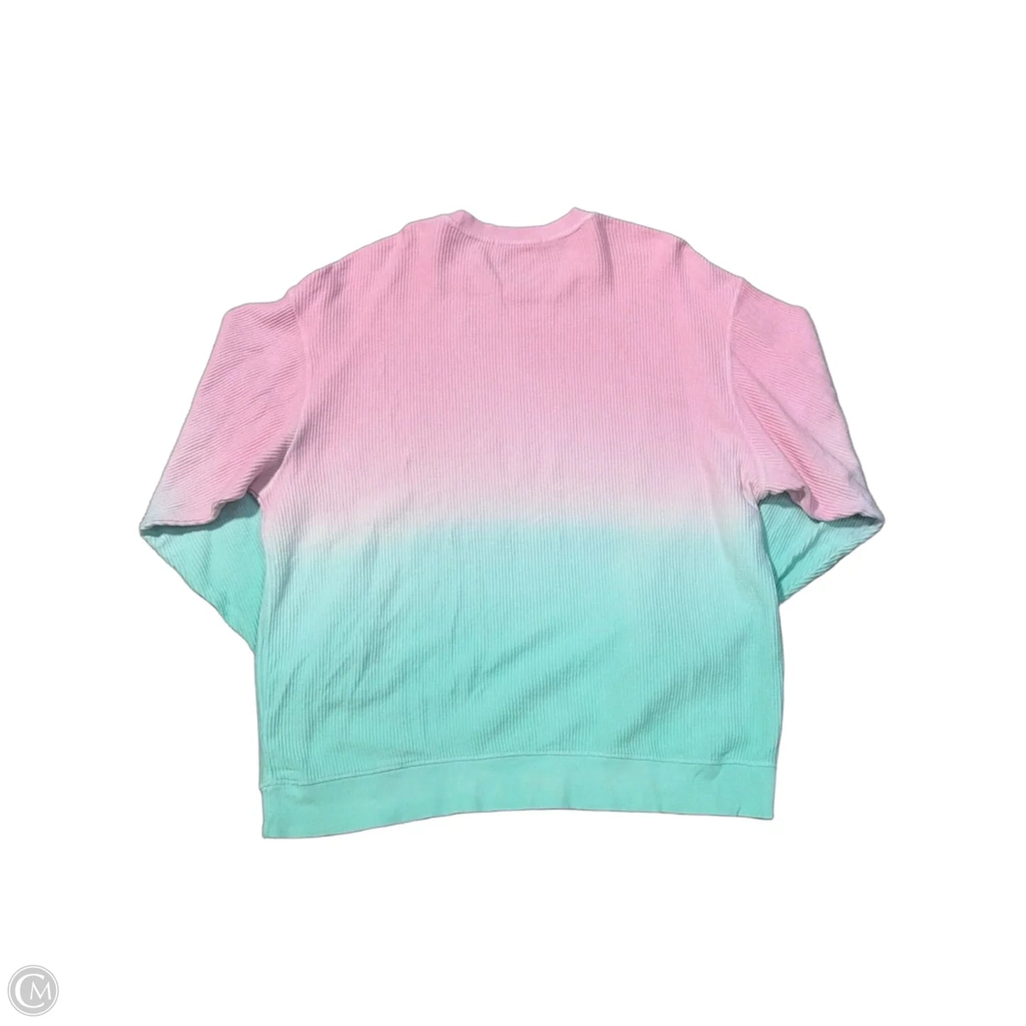 Top Long Sleeve By Cmc In Blue & Pink, Size: Xl
