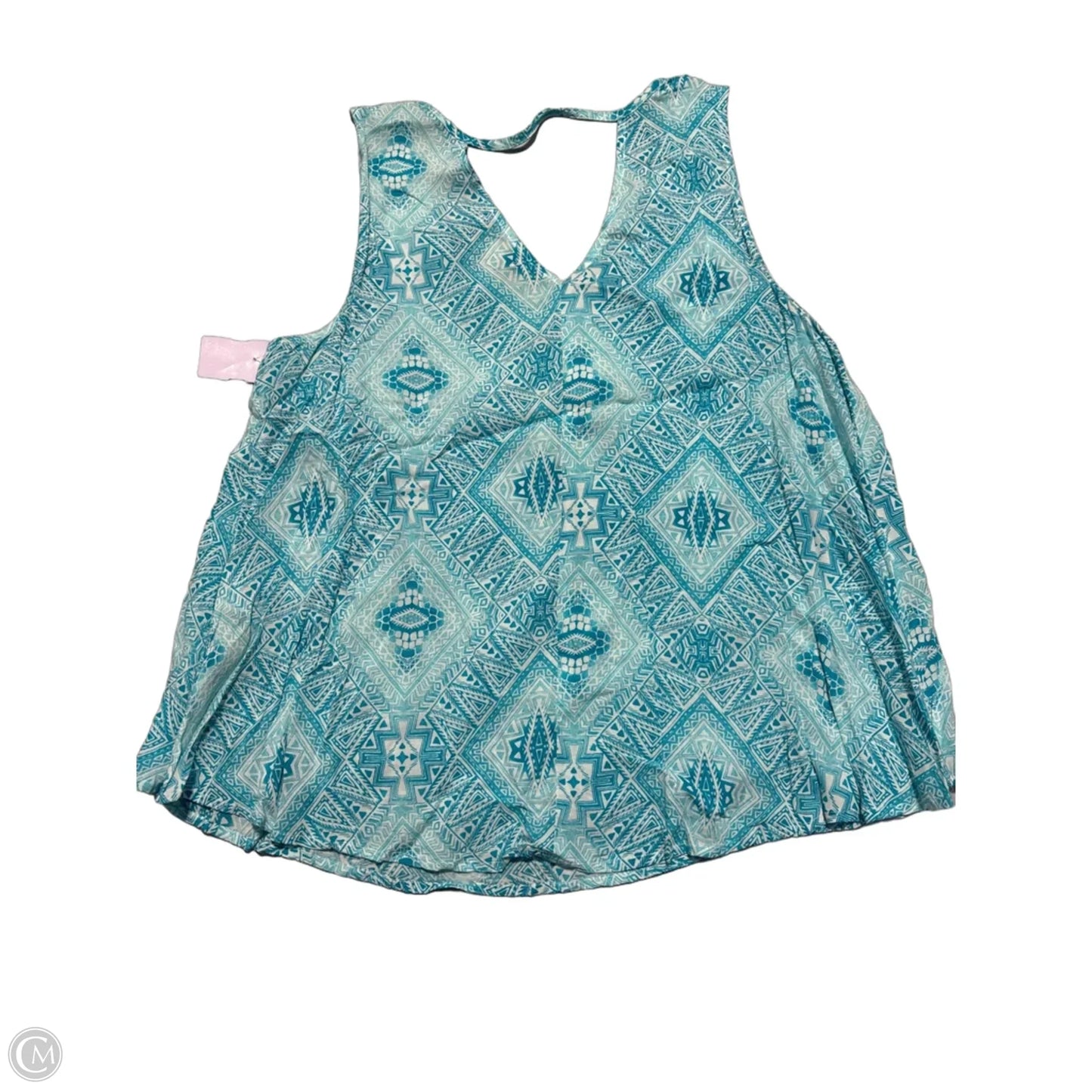 Tank Top By Ariat In Blue, Size: M