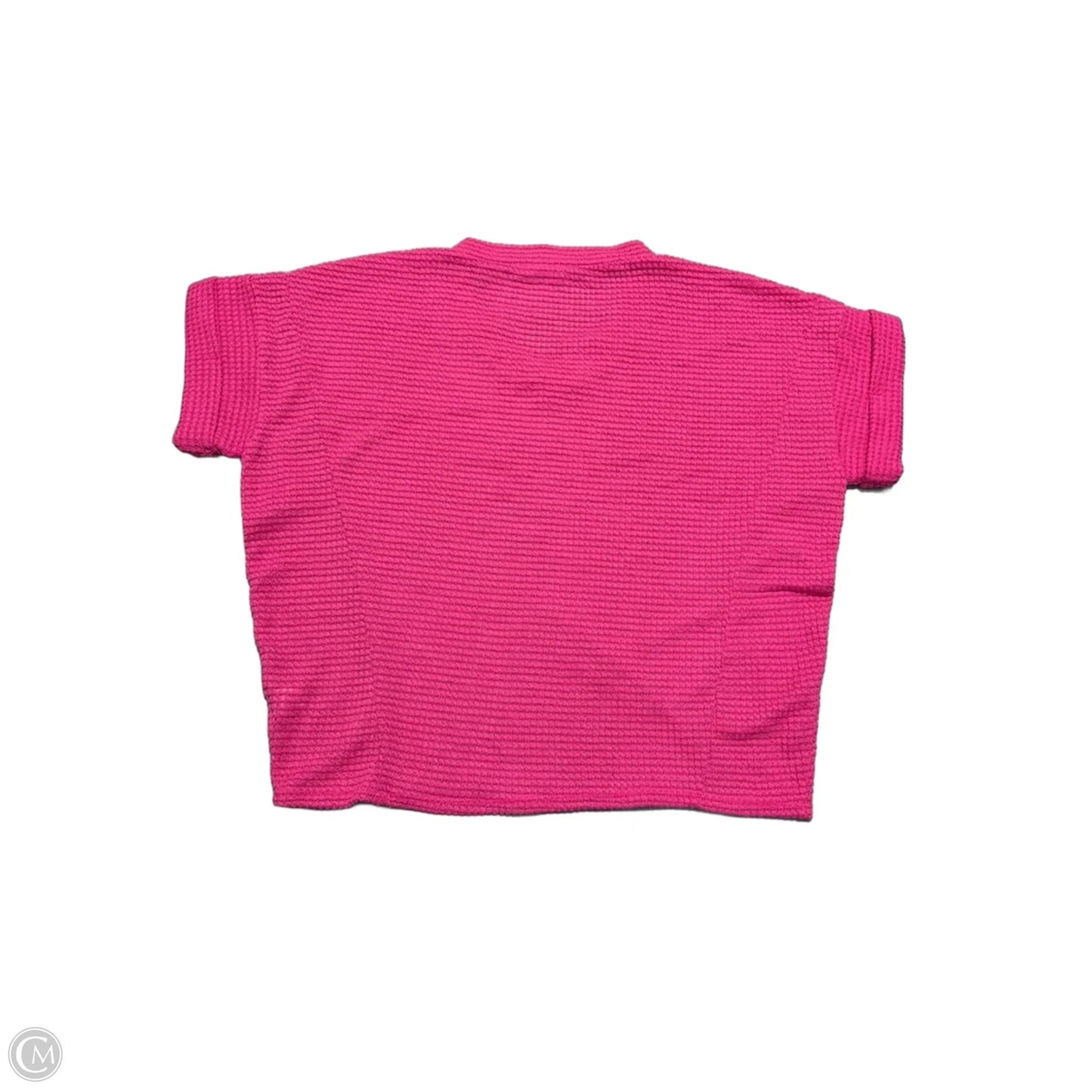 Top Short Sleeve By Andree By Unit In Pink, Size: M