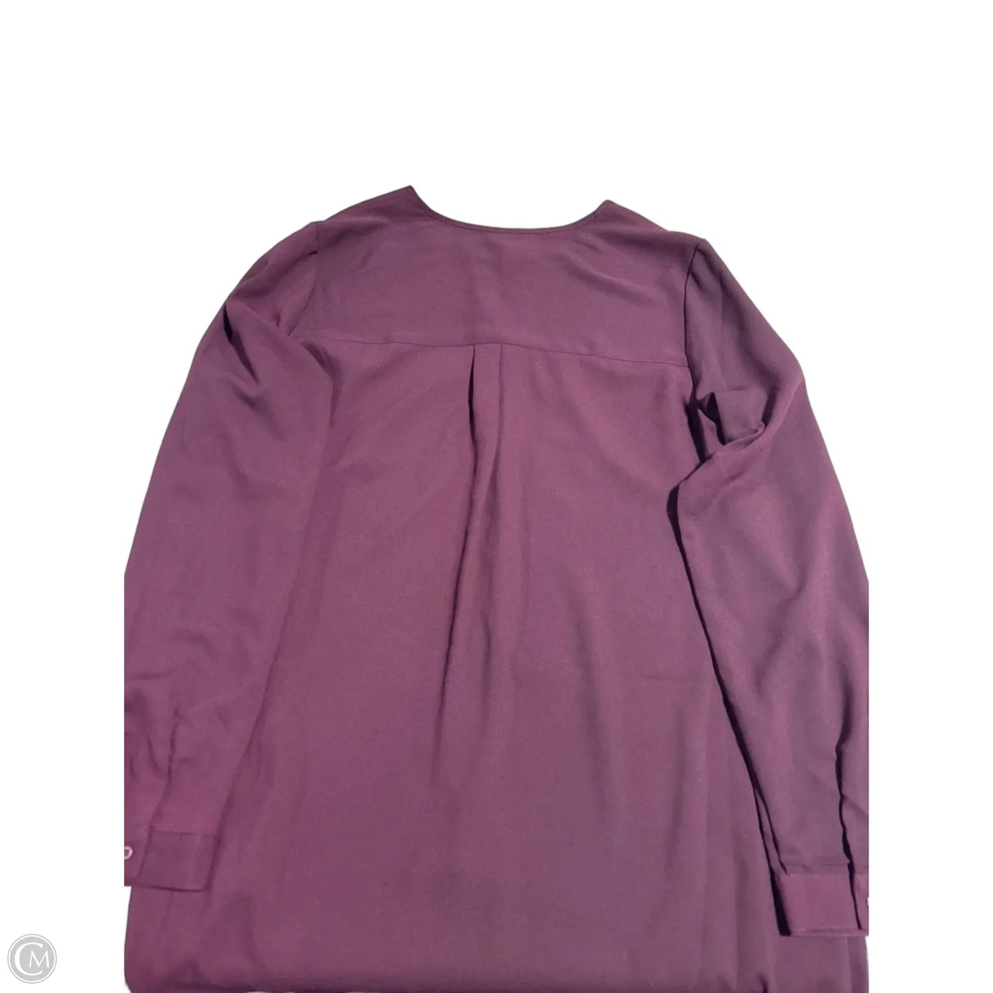 Top Long Sleeve By Cmc In Red, Size: L