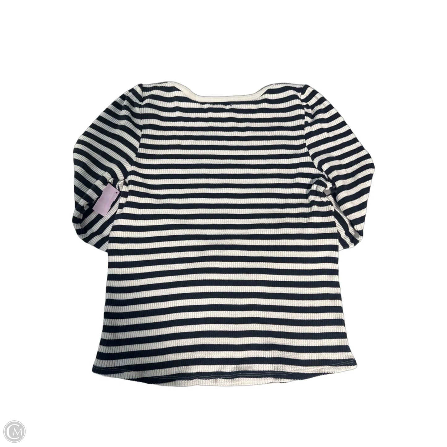 Top Long Sleeve By Maurices In Striped Pattern, Size: L