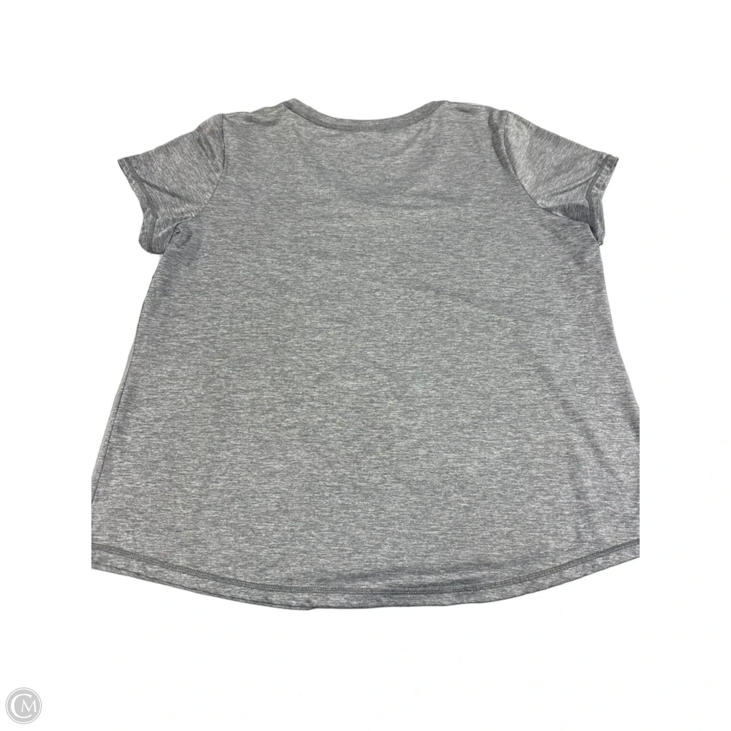 Athletic Top Short Sleeve By Xersion In Grey, Size: Xxl