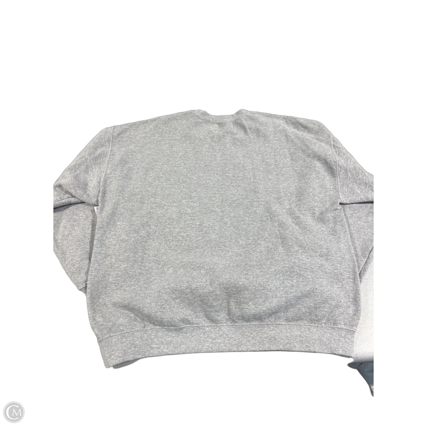 Sweatshirt Crewneck By Gildan In Grey, Size: Xl